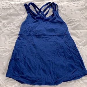 Lululemon tank top with built in bra